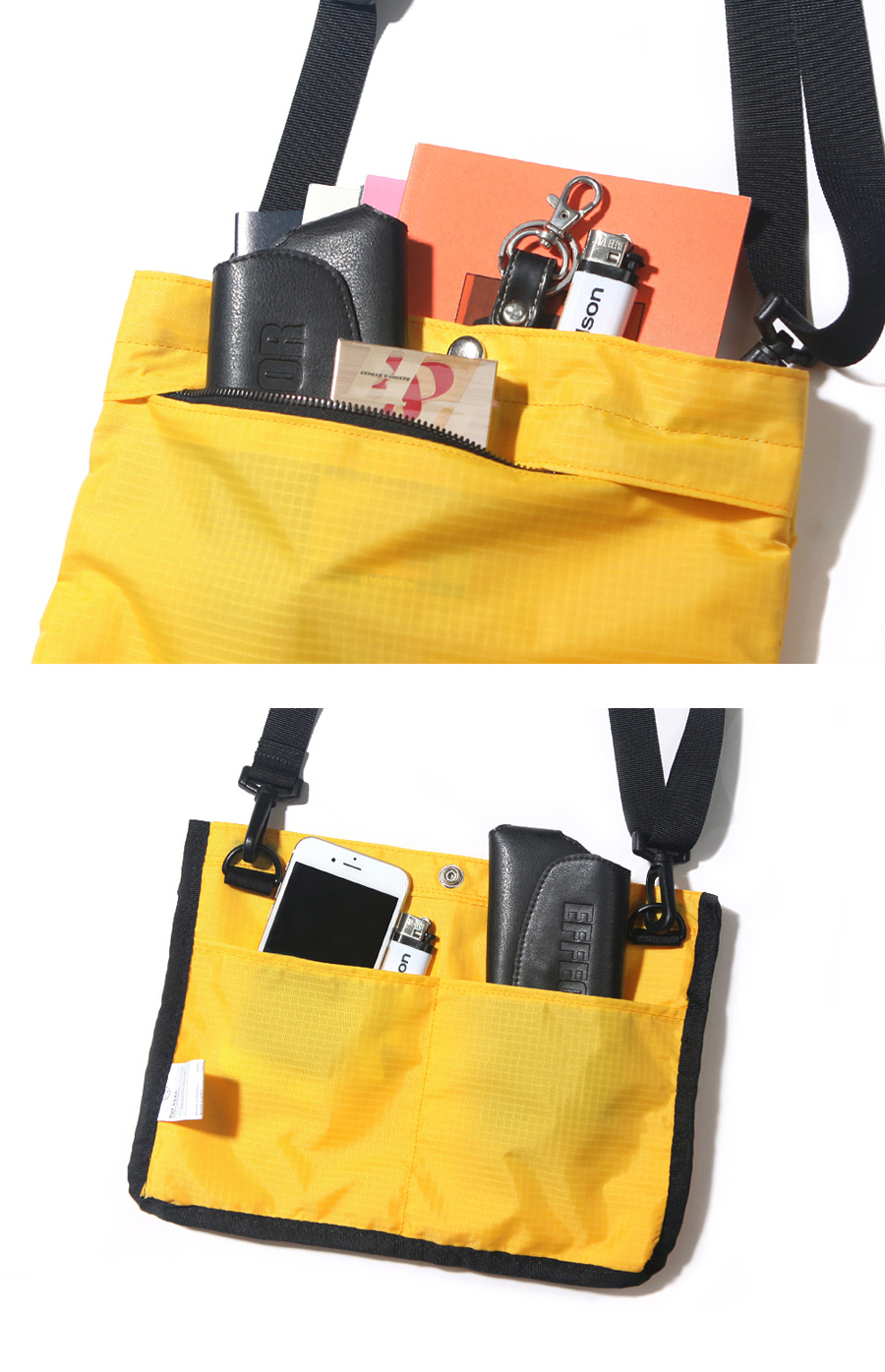 벗딥(BUTDEEP) 나일론 립스탑 사코슈-옐로우