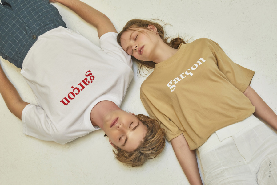 아타르(ATAR) 여름 크롭탑 1+1 세트