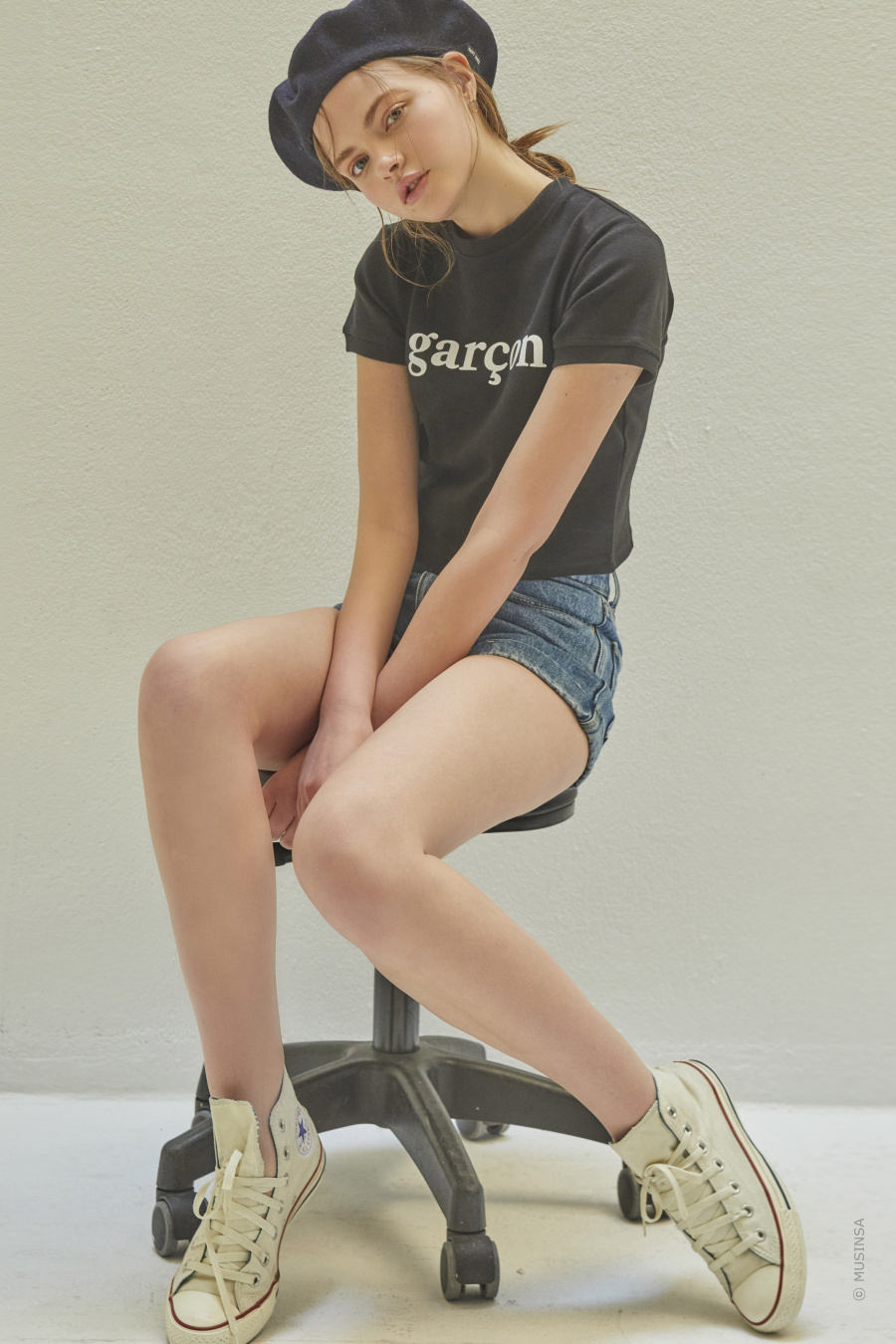 아타르(ATAR) 여름 크롭탑 1+1 세트