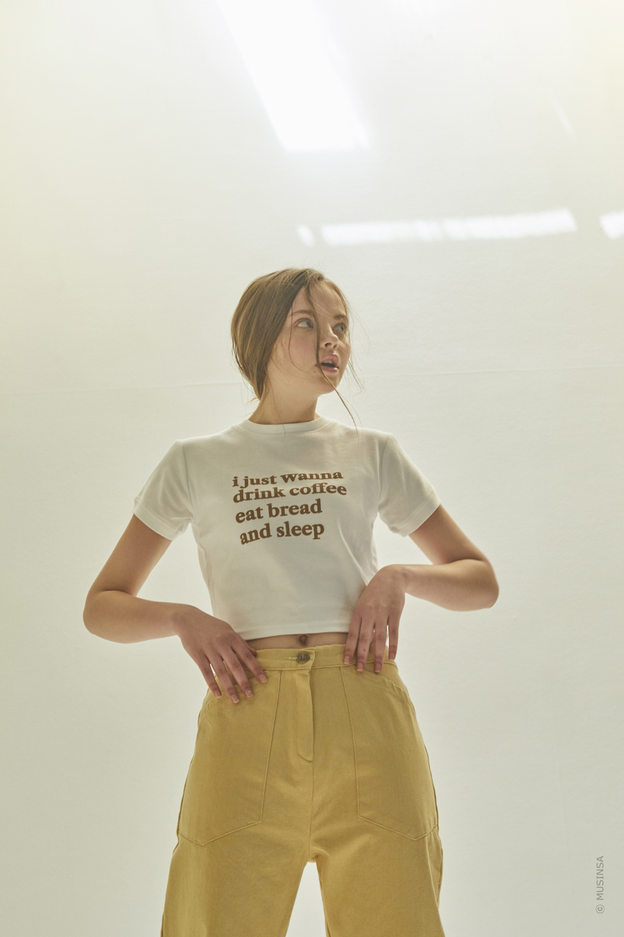 아타르(ATAR) 여름 크롭탑 1+1 세트