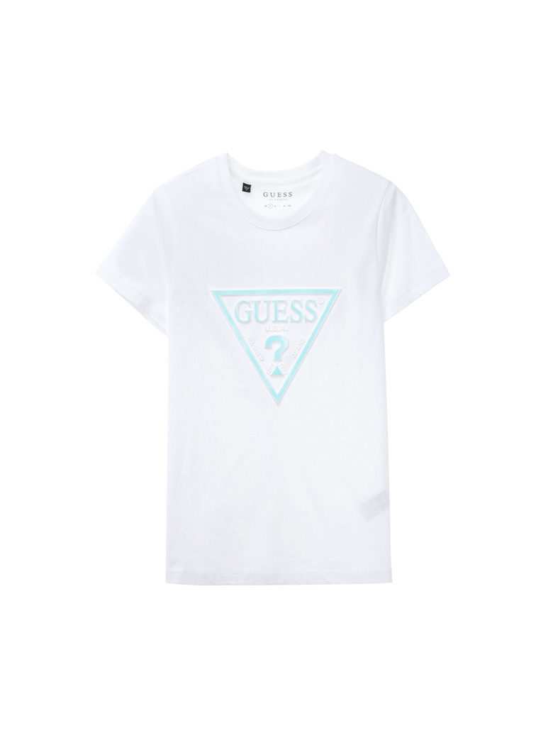 게스(GUESS) 여성 홀로그램 ▽ 반팔T