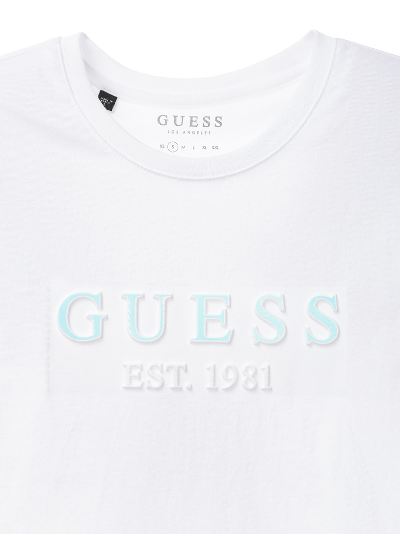 게스(GUESS) 여성 홀로그램 GUESS 반팔