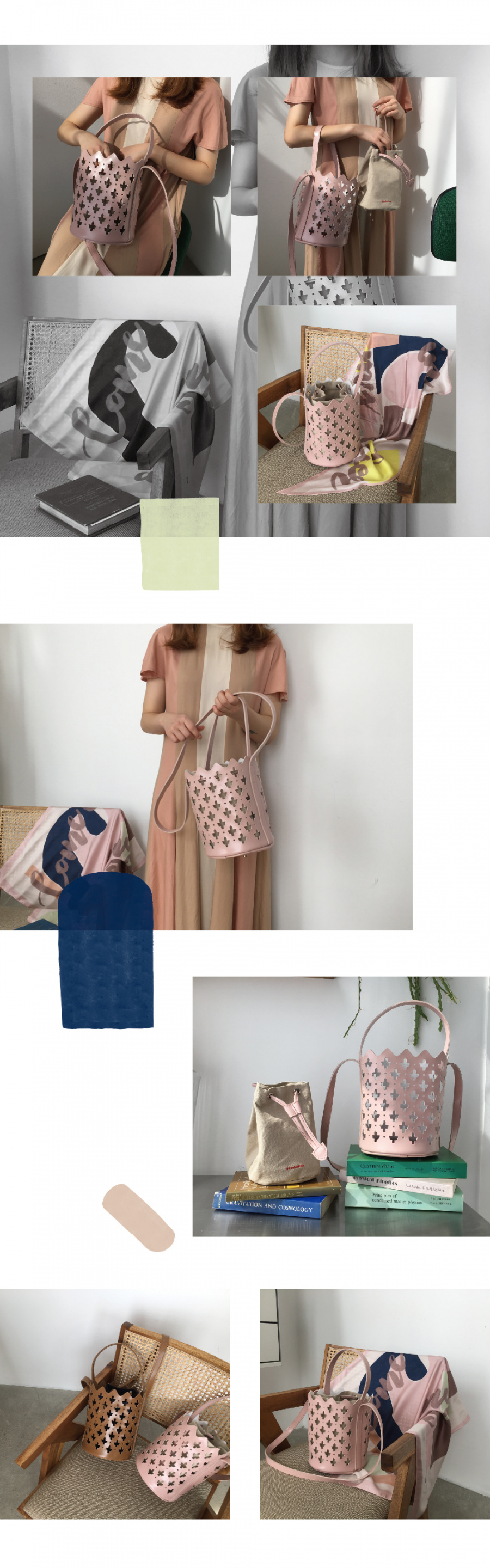 아틀리에파크(ATELIERPARK) 마라케시라인 / 마조렐백 - 핑크