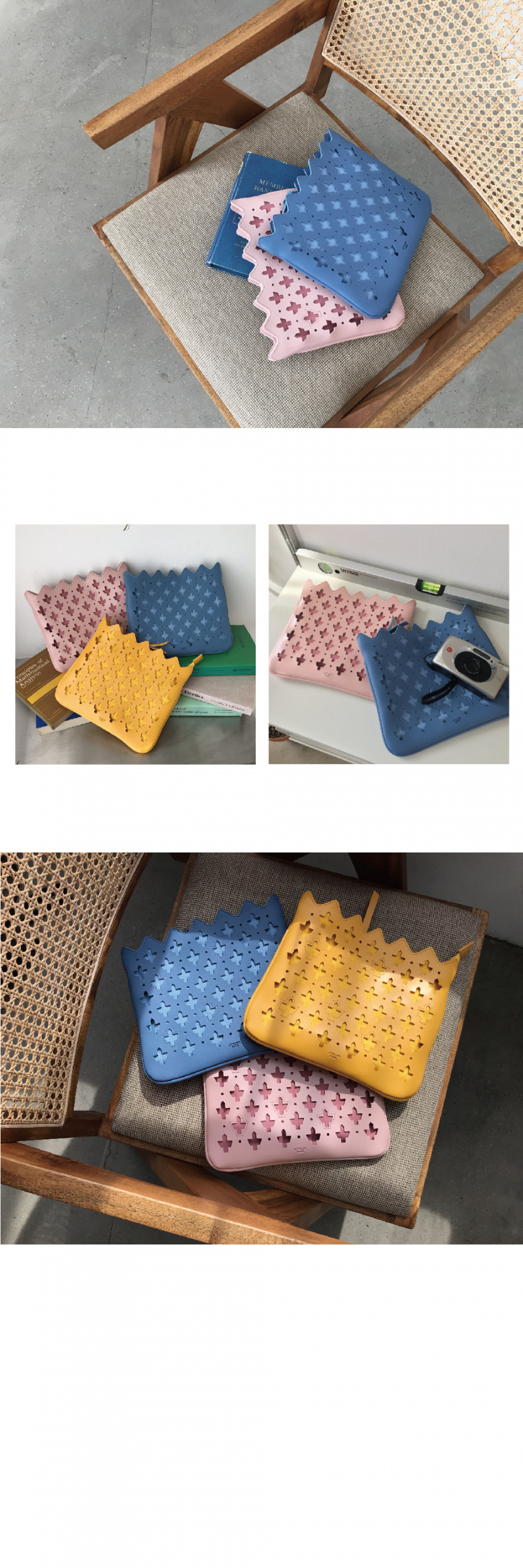 아틀리에파크(ATELIERPARK) 마라케시라인 / 마조렐클러치 - 옐로우