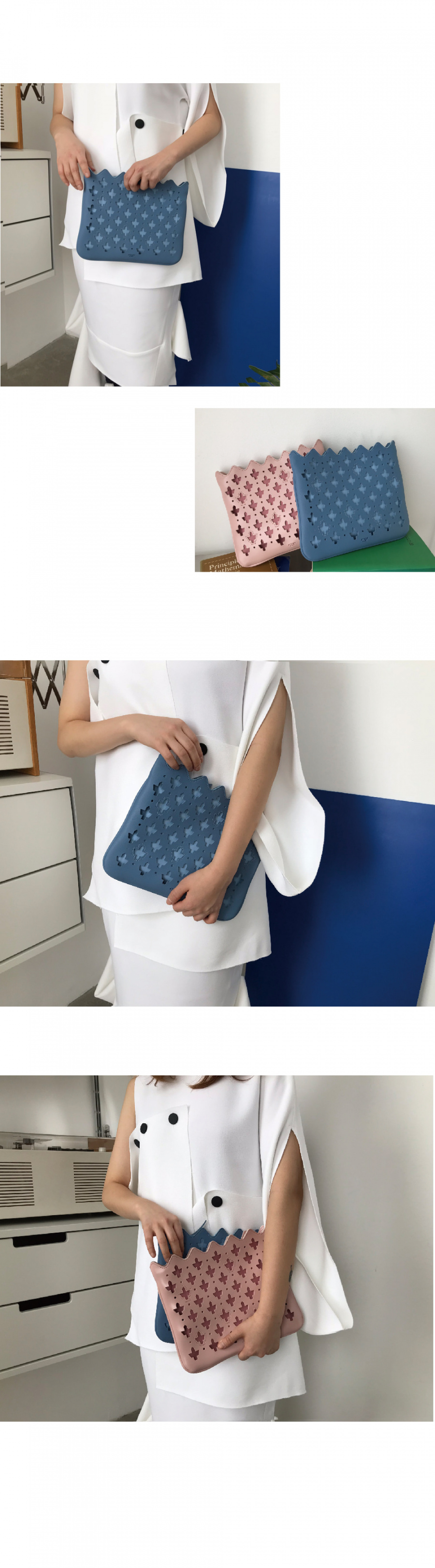 아틀리에파크(ATELIERPARK) 마라케시라인 / 마조렐클러치 - 옐로우