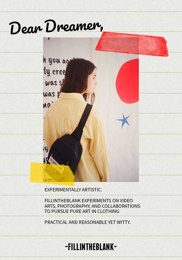 필인더블랭크(FILLINTHEBLANK) Dreamer Bucket Bag