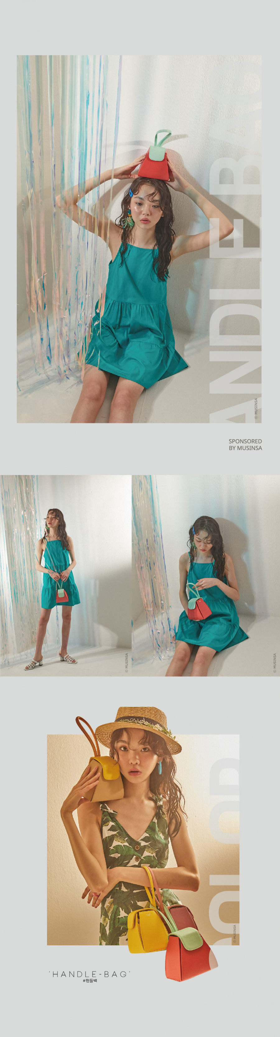 아틀리에파크(ATELIERPARK) 핸들백 - 레드