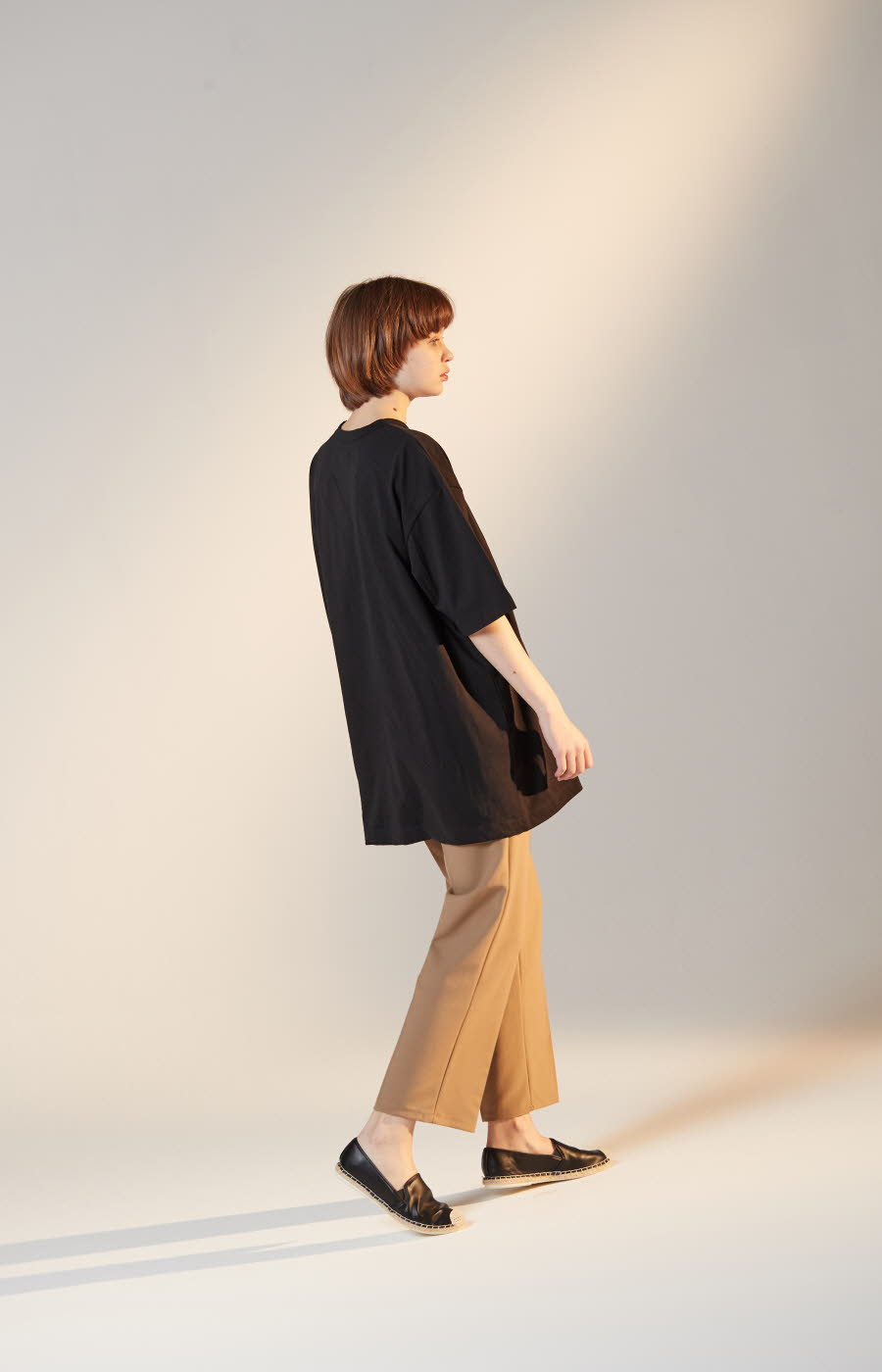 하이플래닛(HIGH PLANET) T[1001]바이오 오버핏 티셔츠(블랙)