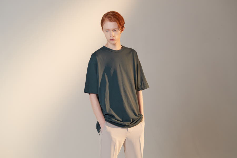 하이플래닛(HIGH PLANET) T[1001]바이오 오버핏 티셔츠(블랙)