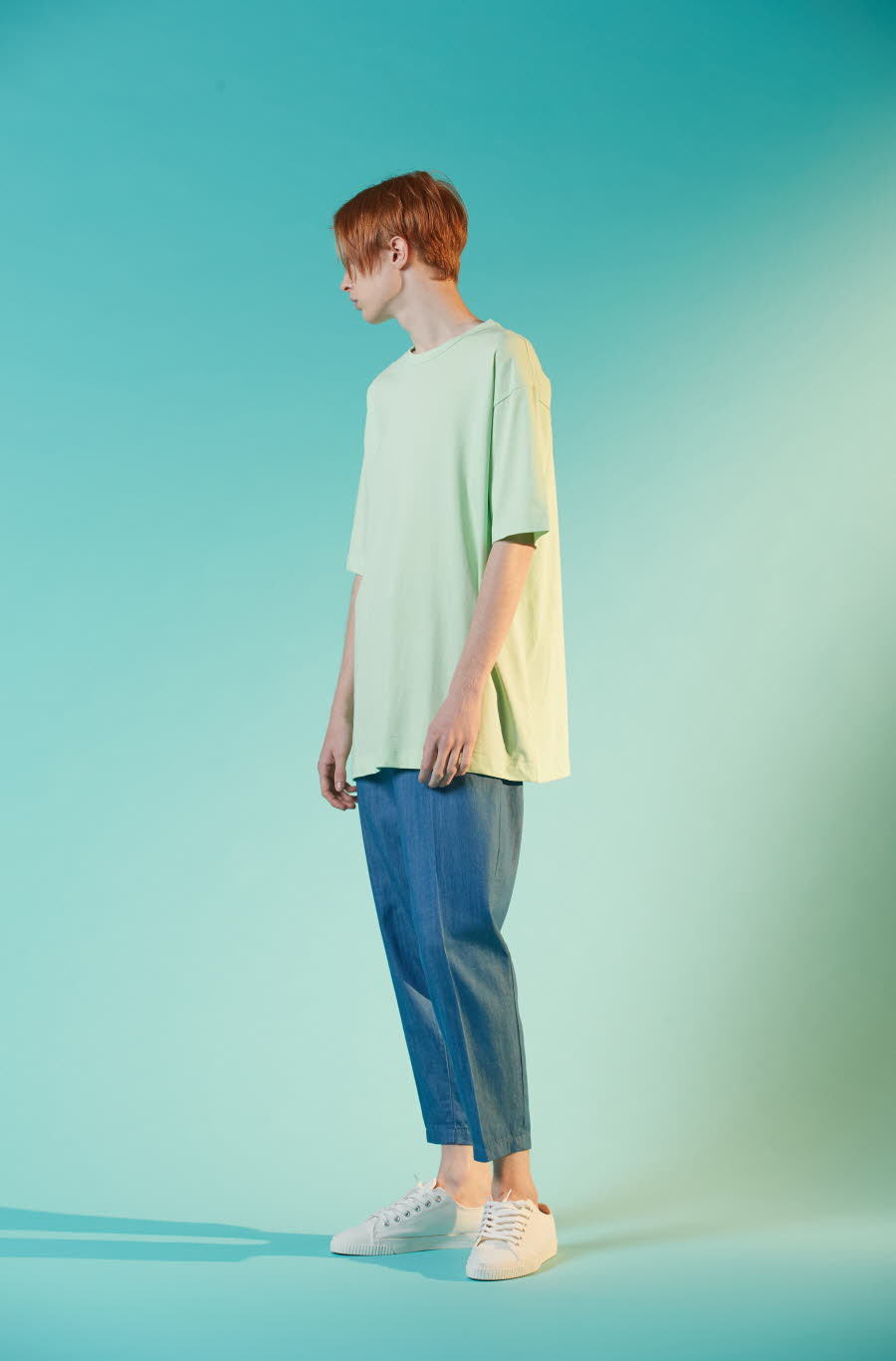 하이플래닛(HIGH PLANET) T[1004]바이오 오버핏 티셔츠(민트)