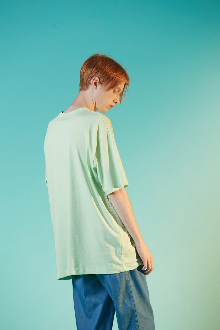 하이플래닛(HIGH PLANET) T[1004]바이오 오버핏 티셔츠(민트)