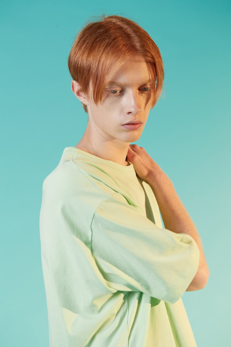 하이플래닛(HIGH PLANET) T[1004]바이오 오버핏 티셔츠(민트)