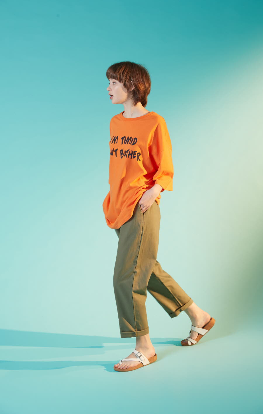 하이플래닛(HIGH PLANET) T[3001]베이비 픽쳐 티셔츠(오렌지)