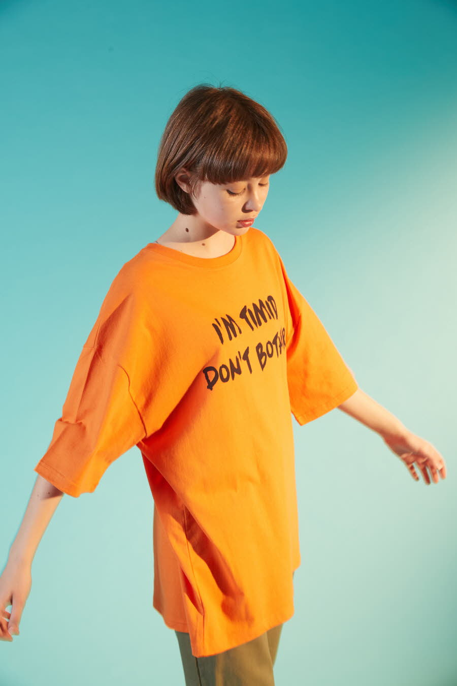 하이플래닛(HIGH PLANET) T[3001]베이비 픽쳐 티셔츠(오렌지)