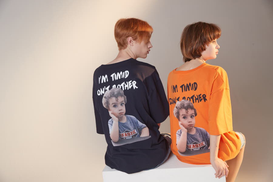 하이플래닛(HIGH PLANET) T[3001]베이비 픽쳐 티셔츠(오렌지)