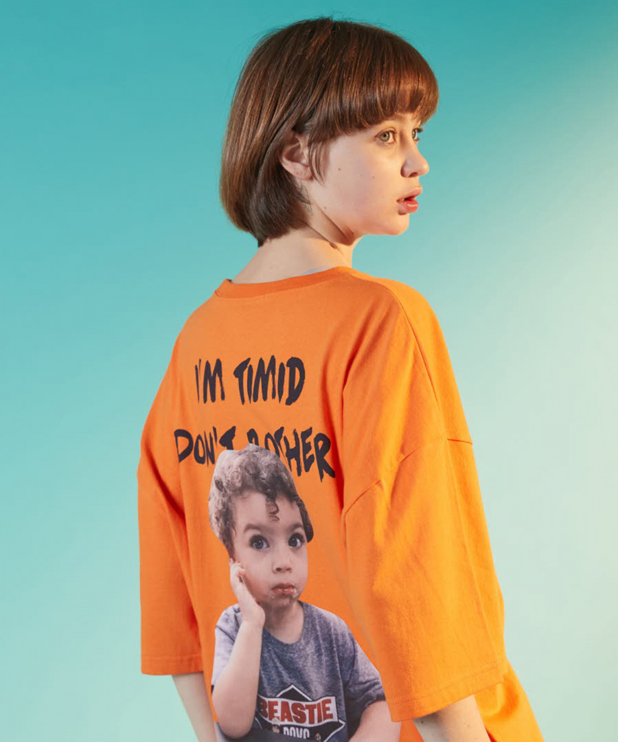 하이플래닛(HIGH PLANET) T[3001]베이비 픽쳐 티셔츠(오렌지)