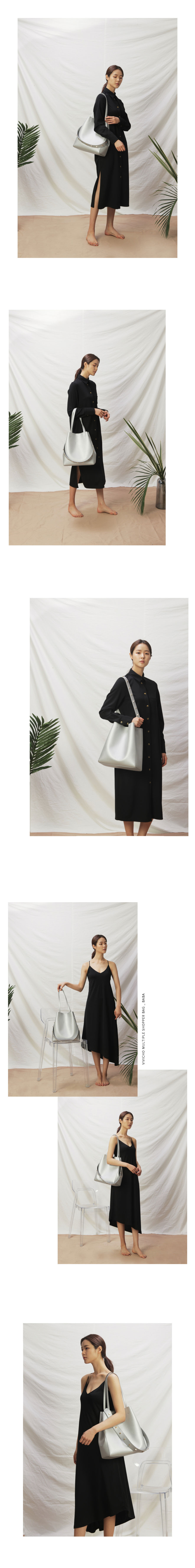 비비초(VIVICHO) 바바 멀티쇼퍼 실버