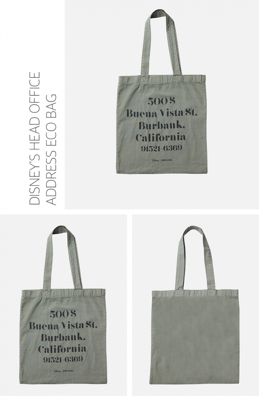 제인송(JAIN SONG) DISNEYS HEAD OFFICE ADDRESS ECO BAG