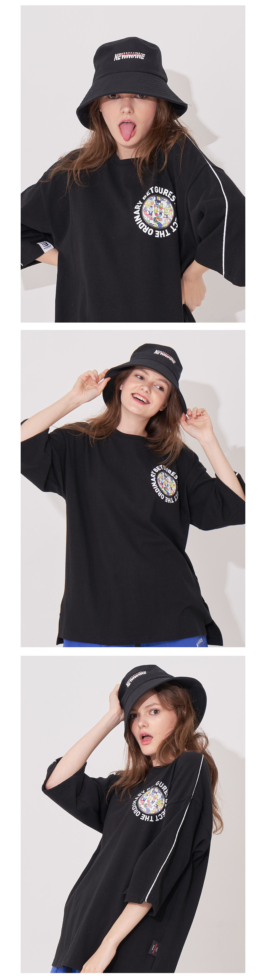 벳규어스(BETGURES) [UNISEX] 10수 원형 스카치 7부티 검정