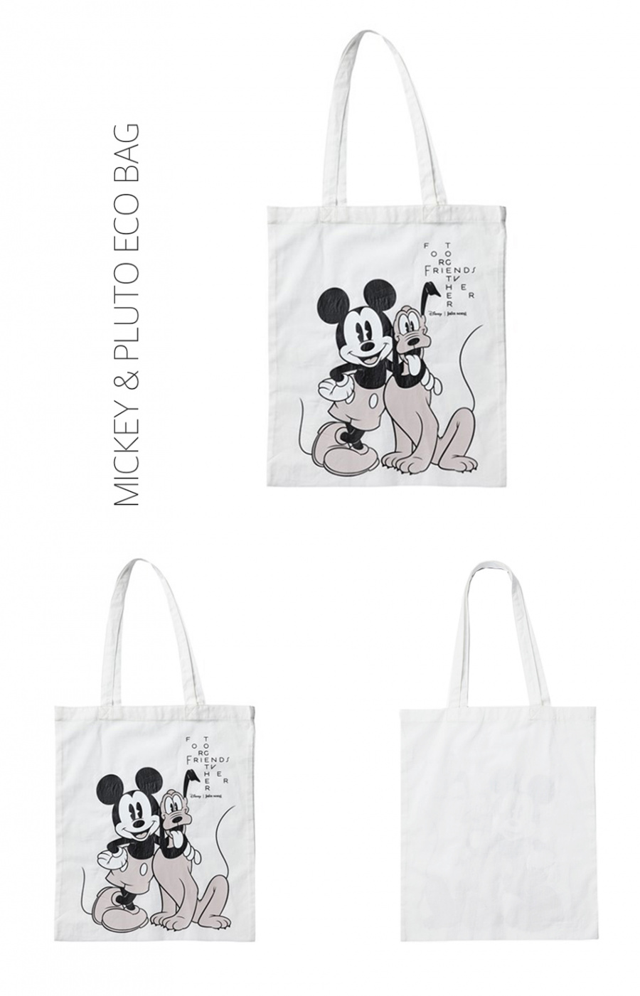 제인송(JAIN SONG) MICKEY & PLUTO ECO BAG
