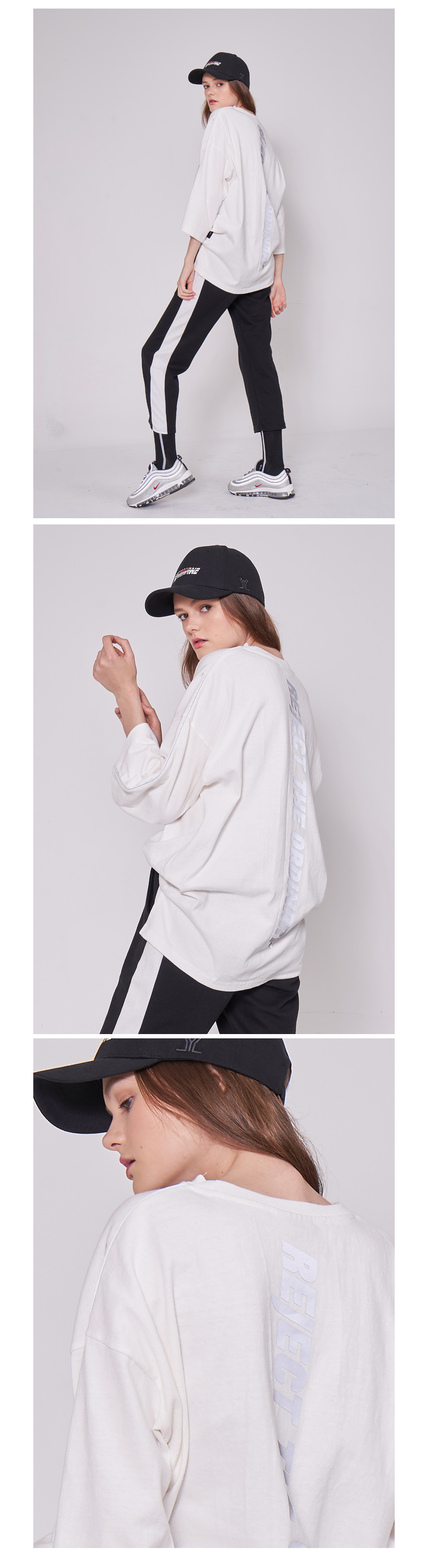 벳규어스(BETGURES) [UNISEX] 10수 원형 스카치 7부티 백색