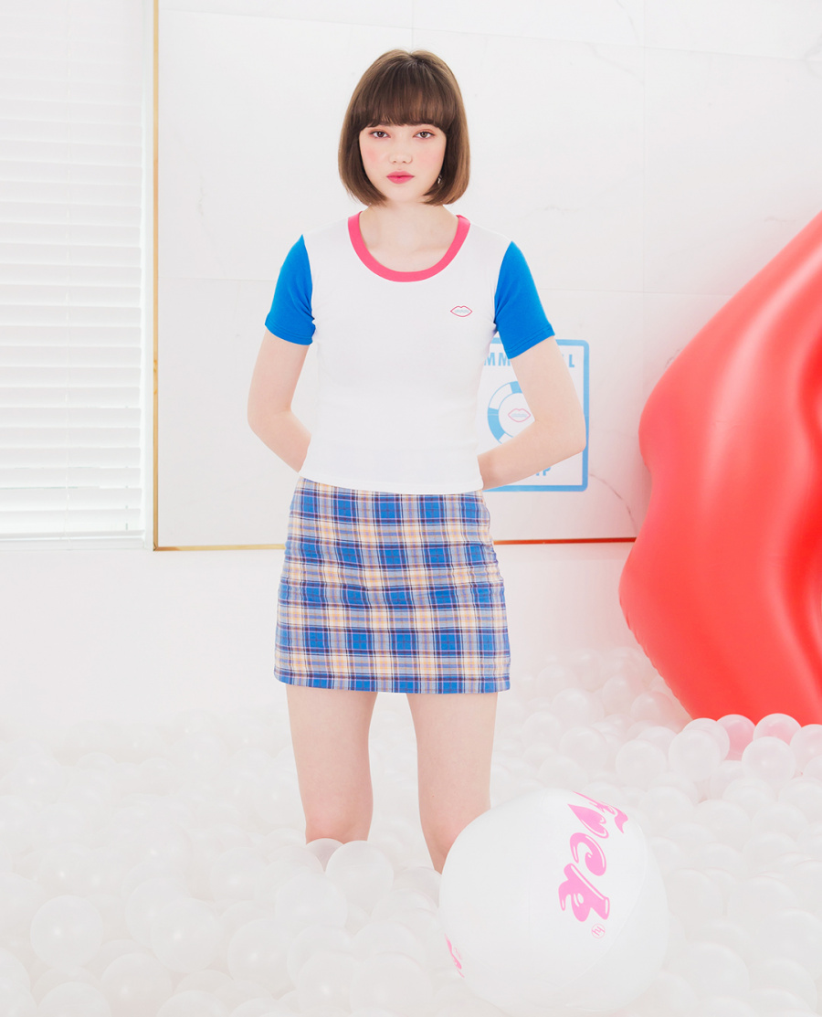 씨앤립(SEANLIP) 배색크롭티