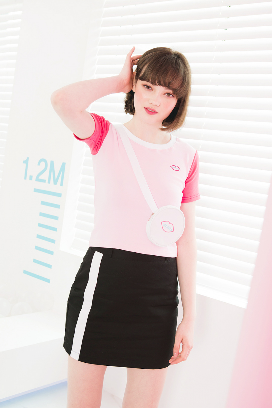 씨앤립(SEANLIP) 배색크롭티