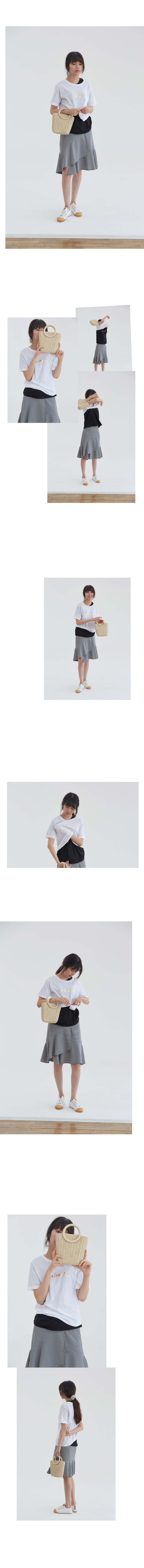 클라비스(CLOVIS) 필 소프트 타이포 코튼 티 ( 3 COLOR ) CVHW82603Q