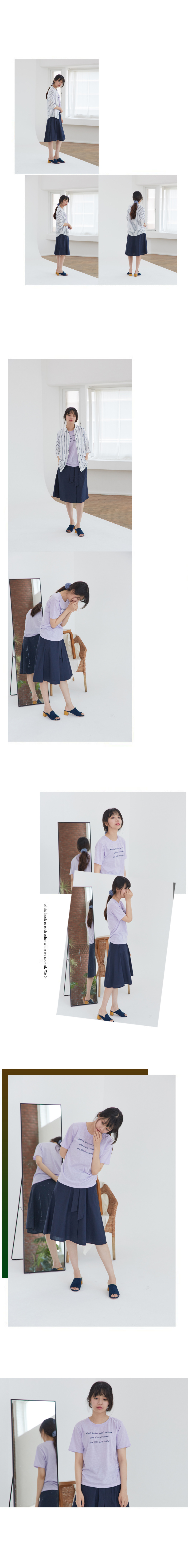 클라비스(CLOVIS) 쓰리 레이어 레터링 티 ( 3 COLOR ) CVHW82505S