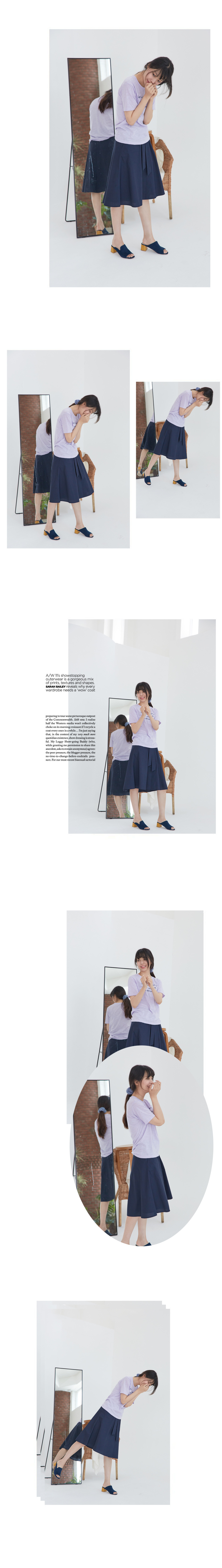 클라비스(CLOVIS) 쓰리 레이어 레터링 티 ( 3 COLOR ) CVHW82505S