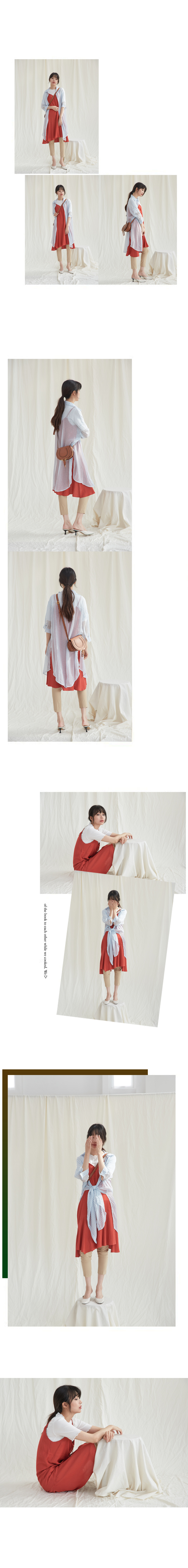 클라비스(CLOVIS) 센슈얼 튤립 네크 슬림 골지 티 ( 3 COLOR ) CVHW82502S