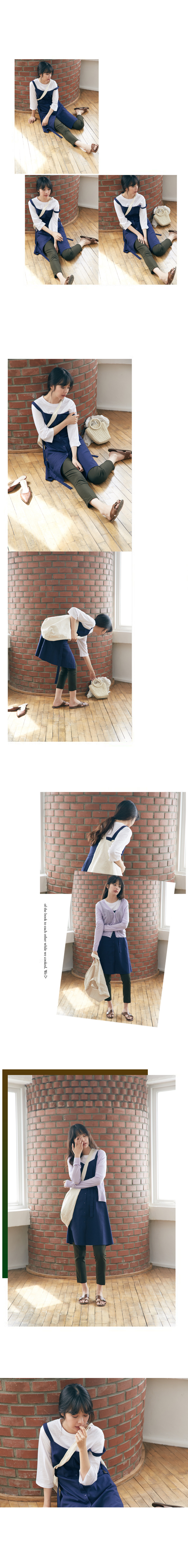 클라비스(CLOVIS) 브라이트 컴포지션 슬럽 코튼 티 ( 3 COLOR ) CVHW82501S