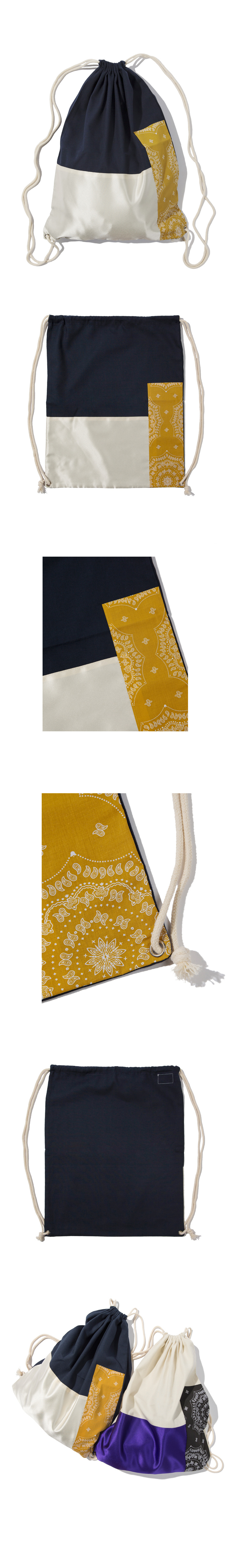 크루치(KRUCHI) Patch Knapsack (Navy)