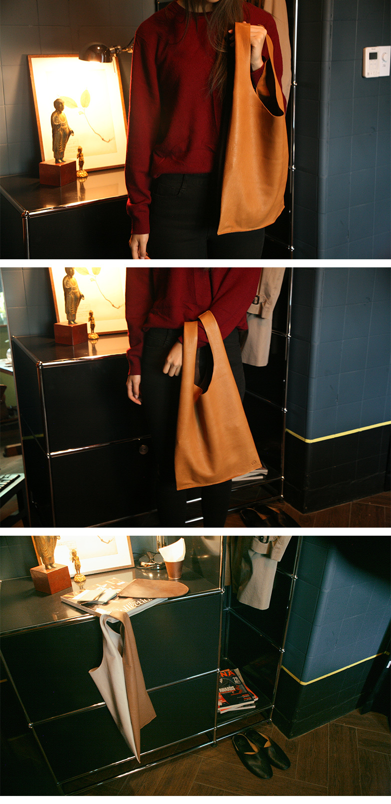 에이제로(AZERO) A2.1 슈퍼백 [브라운 뱀피 002-B TYPE]