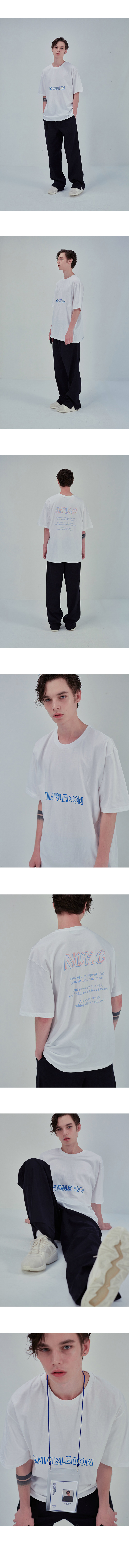 노이커먼(NOYCOMMON) WIMBLEDON TEE BK