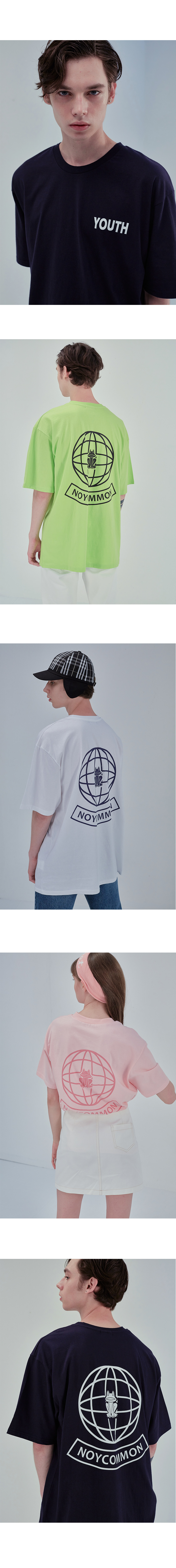 노이커먼(NOYCOMMON) YOUTH PLANET TEE PK
