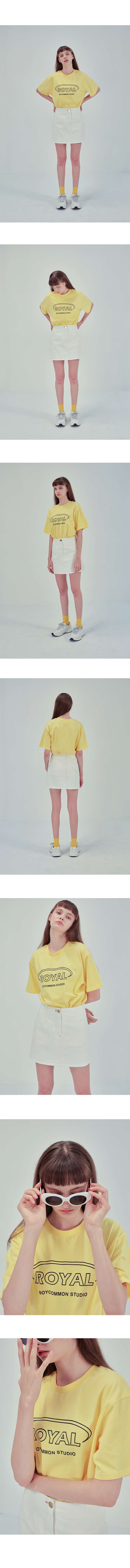 노이커먼(NOYCOMMON) ROYAL LINE  TEE YE