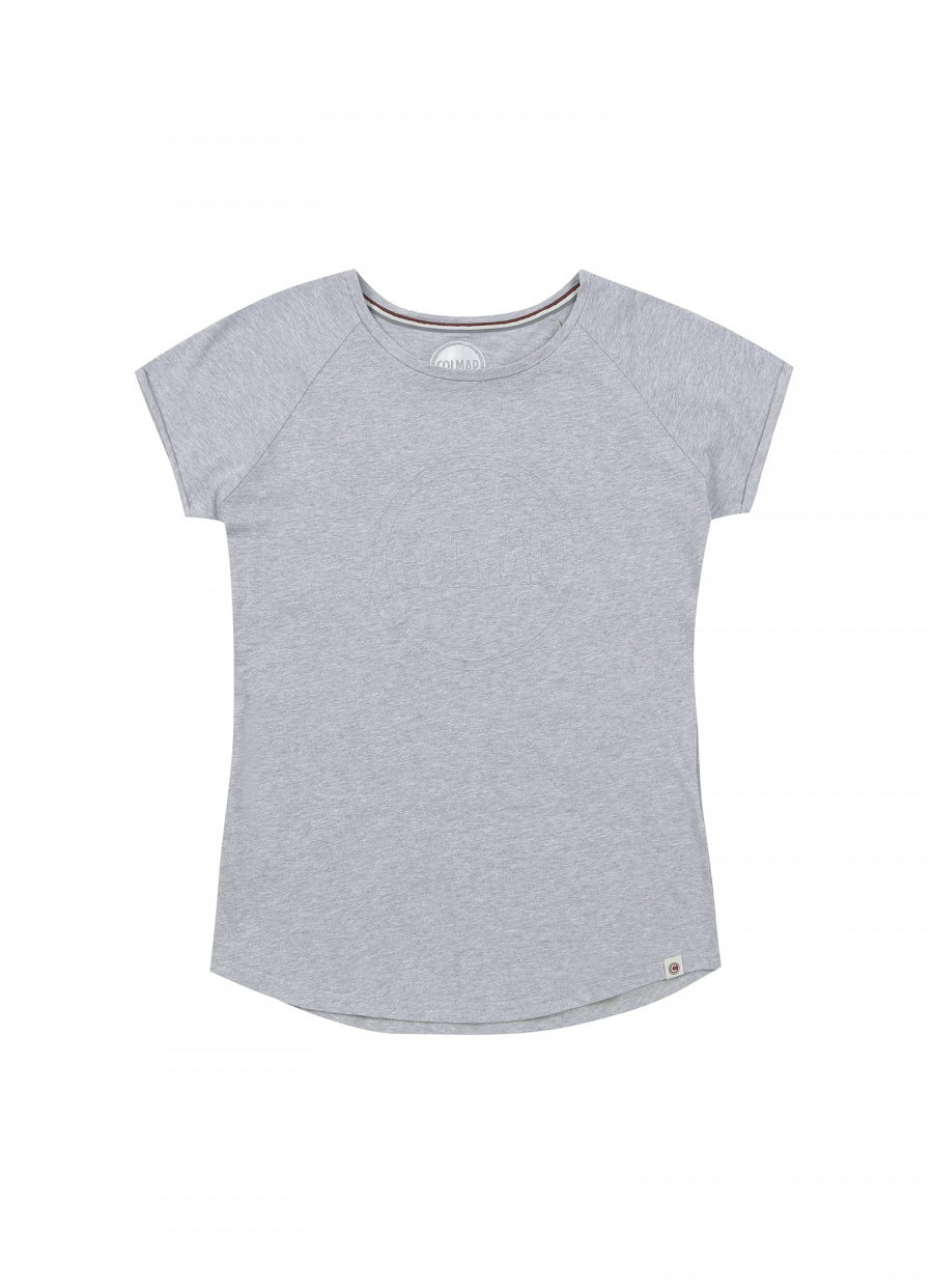 콜마(COLMAR) 여성 라운드넥 티셔츠 라이트 그레이