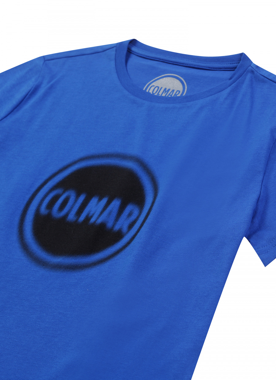 콜마(COLMAR) 아동 빅로고 프린트 티셔츠 블루