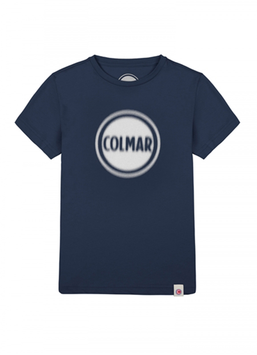 콜마(COLMAR) 아동 빅로고 프린트 티셔츠 네이비