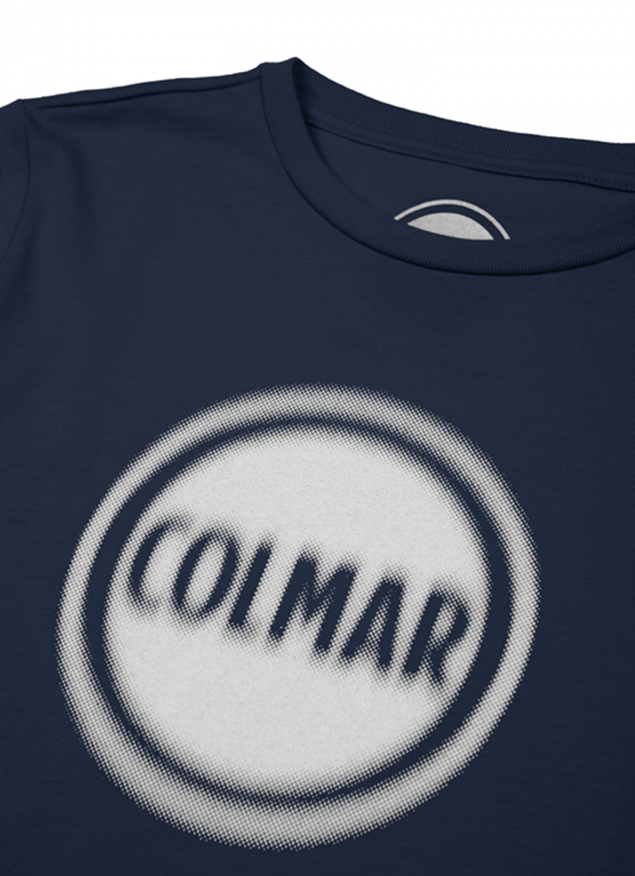 콜마(COLMAR) 아동 빅로고 프린트 티셔츠 네이비