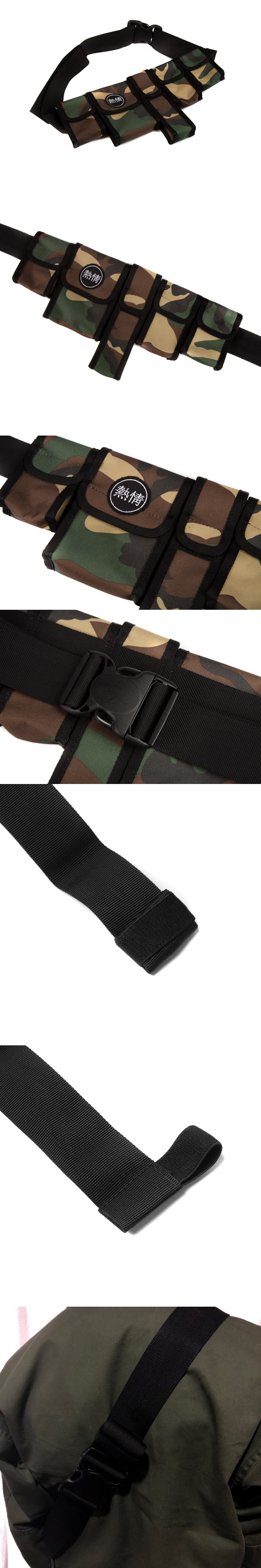 도름(DOLM) Utility Hip Sack Camo