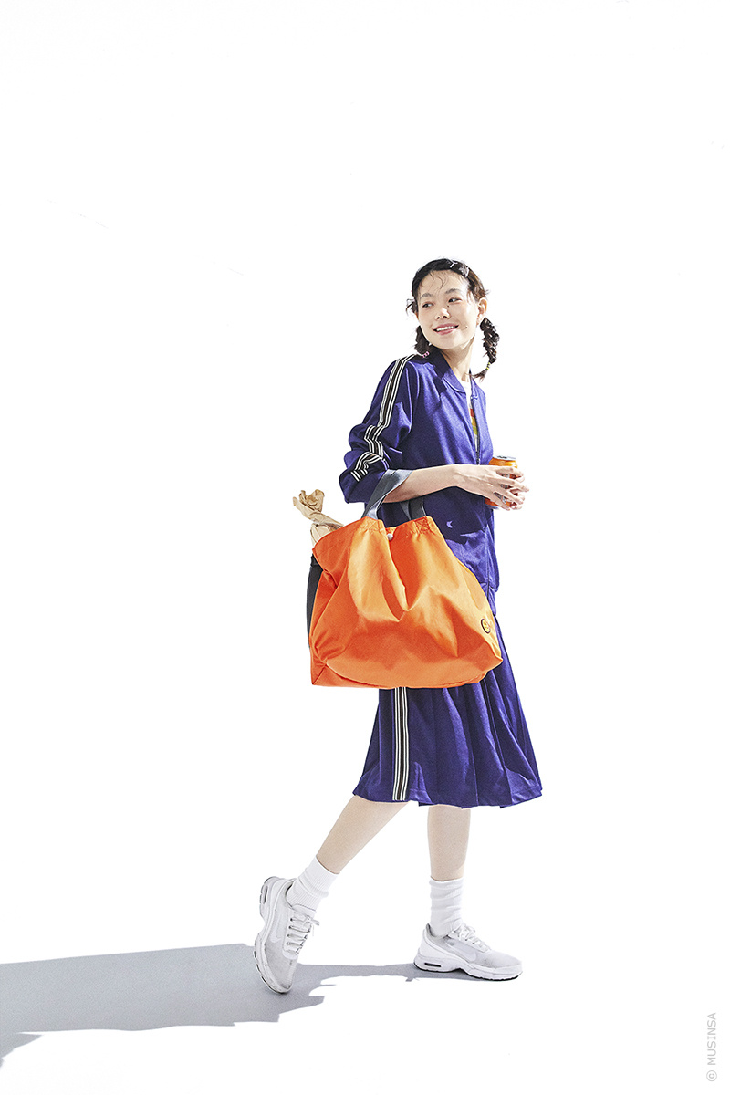 디얼스(THE EARTH) [TE X MNW] 2WAY BAG - ORANGE