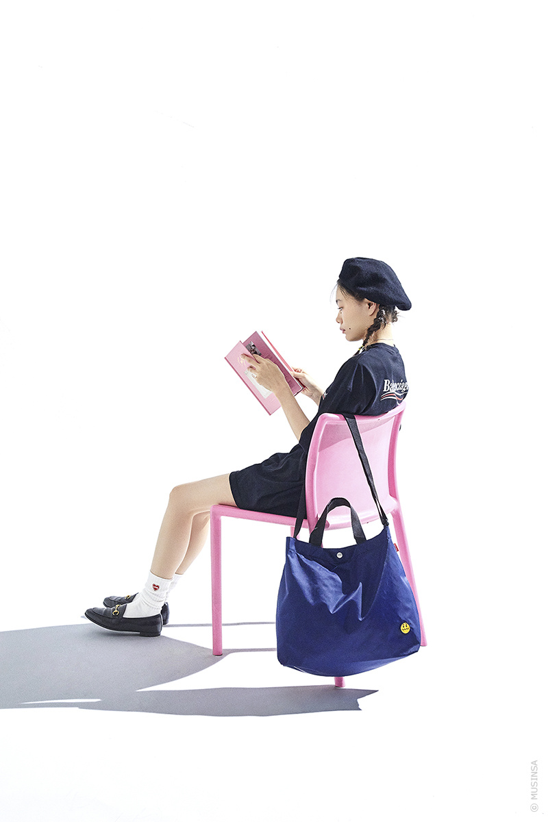 디얼스(THE EARTH) [TE X MNW] 2WAY BAG - NAVY