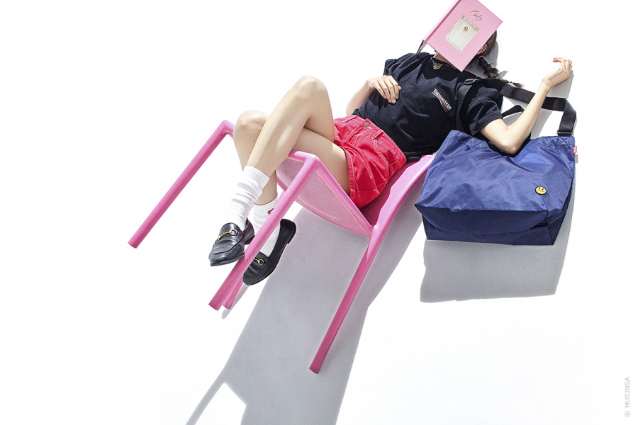 디얼스(THE EARTH) [TE X MNW] 2WAY BAG - NAVY