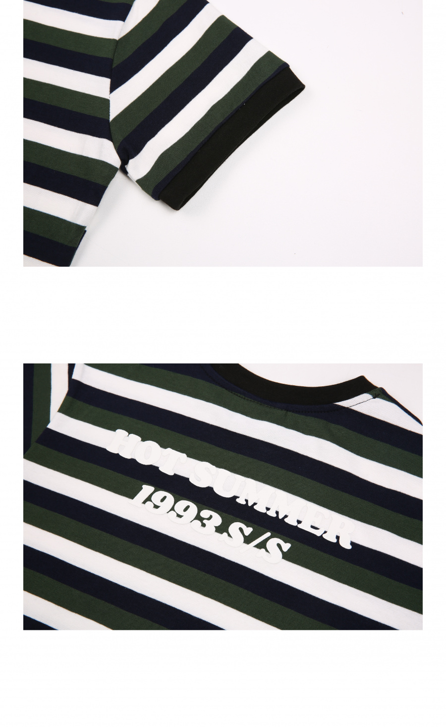 1993스튜디오(1993STUDIO) 썸머 크롭 티_카키