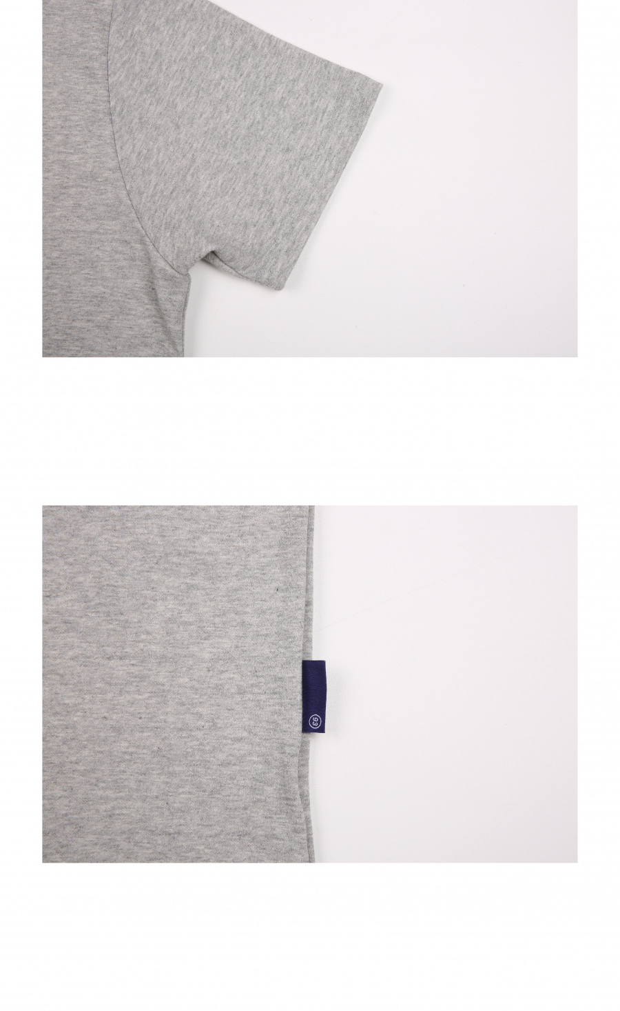 1993스튜디오(1993STUDIO) 미니 로고 티_그레이