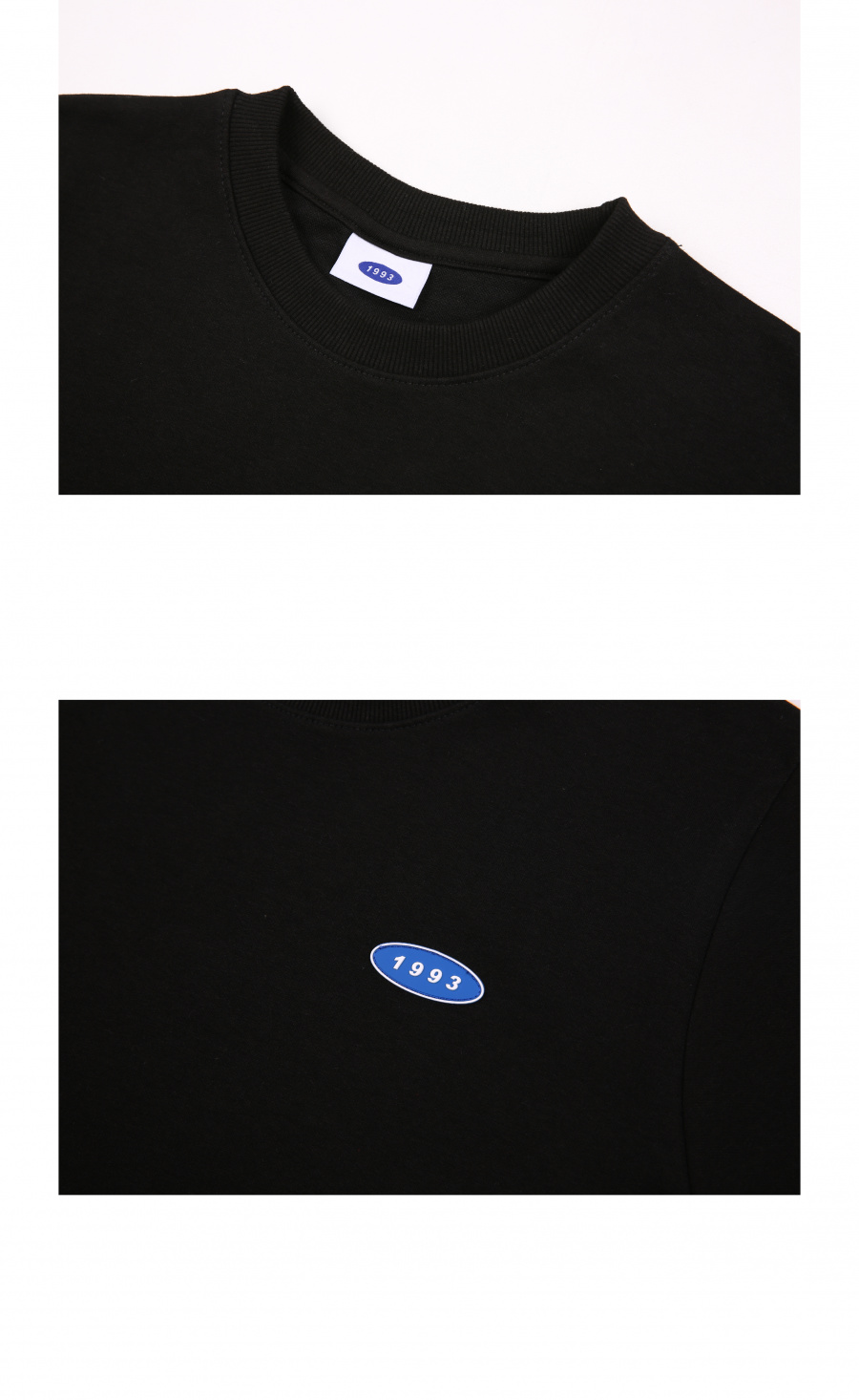 1993스튜디오(1993STUDIO) 미니 로고 티_블랙
