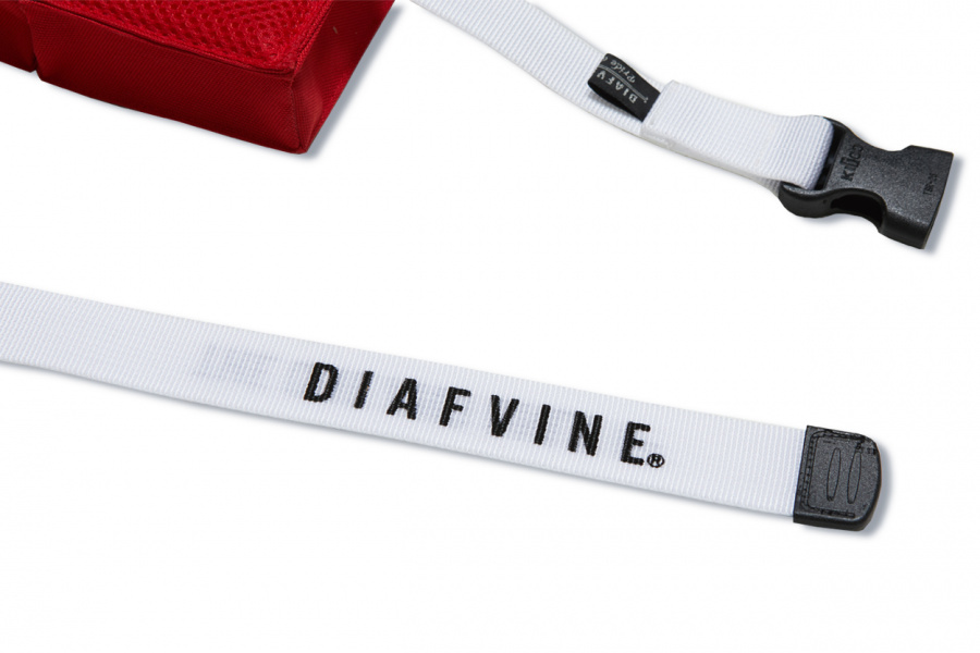 디아프바인(DIAFVINE) DV. LOT536 WAIST BELT / BAG -RED-