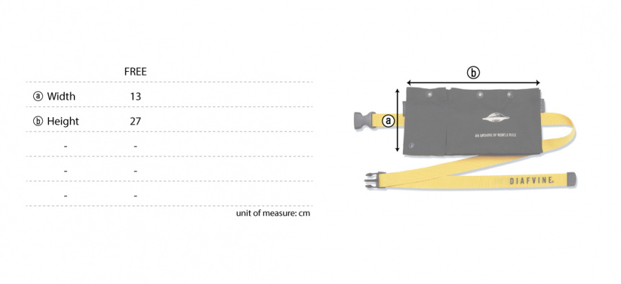 디아프바인(DIAFVINE) DV. LOT536 WAIST BELT / BAG -RED-